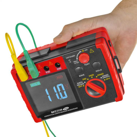 Измеритель сопротивления заземления (омметр) МЕГЕОН 13122 купить по низкой цене | МАКСПРОФИТ