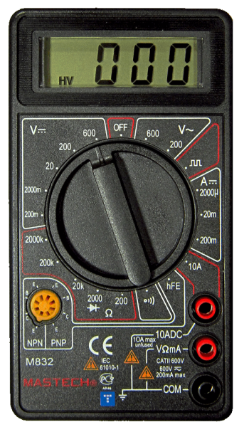 Мультиметр Mastech M832 купить по низкой цене | МАКСПРОФИТ