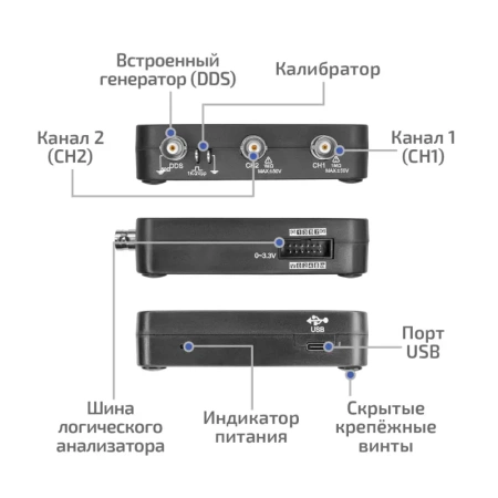 USB-осциллограф МЕГЕОН 15054 купить по низкой цене | МАКСПРОФИТ
