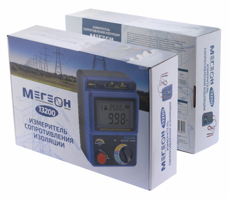 Измеритель сопротивления изоляции (мегаомметр) МЕГЕОН 13200 купить по низкой цене | МАКСПРОФИТ