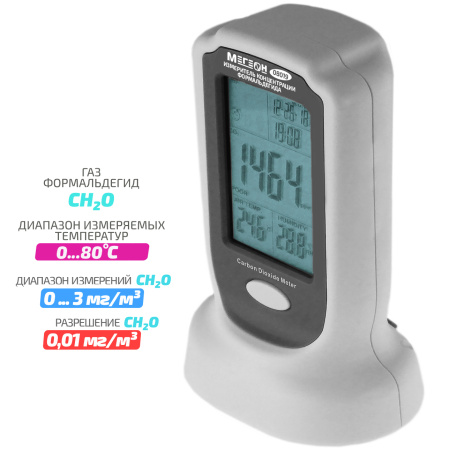Измеритель концентрации формальдегида МЕГЕОН 08019 купить по низкой цене | МАКСПРОФИТ